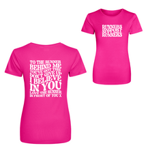 Load image into Gallery viewer, To the Runner Behind Me - TECH TEE