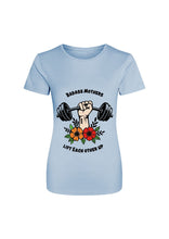 Load image into Gallery viewer, Badass Mothers Lift Each Other Up TECH TEE
