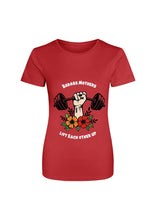 Load image into Gallery viewer, Badass Mothers Lift Each Other Up TECH TEE
