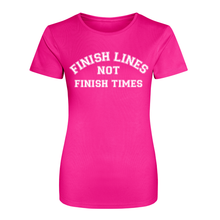 Load image into Gallery viewer, &#39;Finish Lines Not Finish Times&#39; TECH TEE
