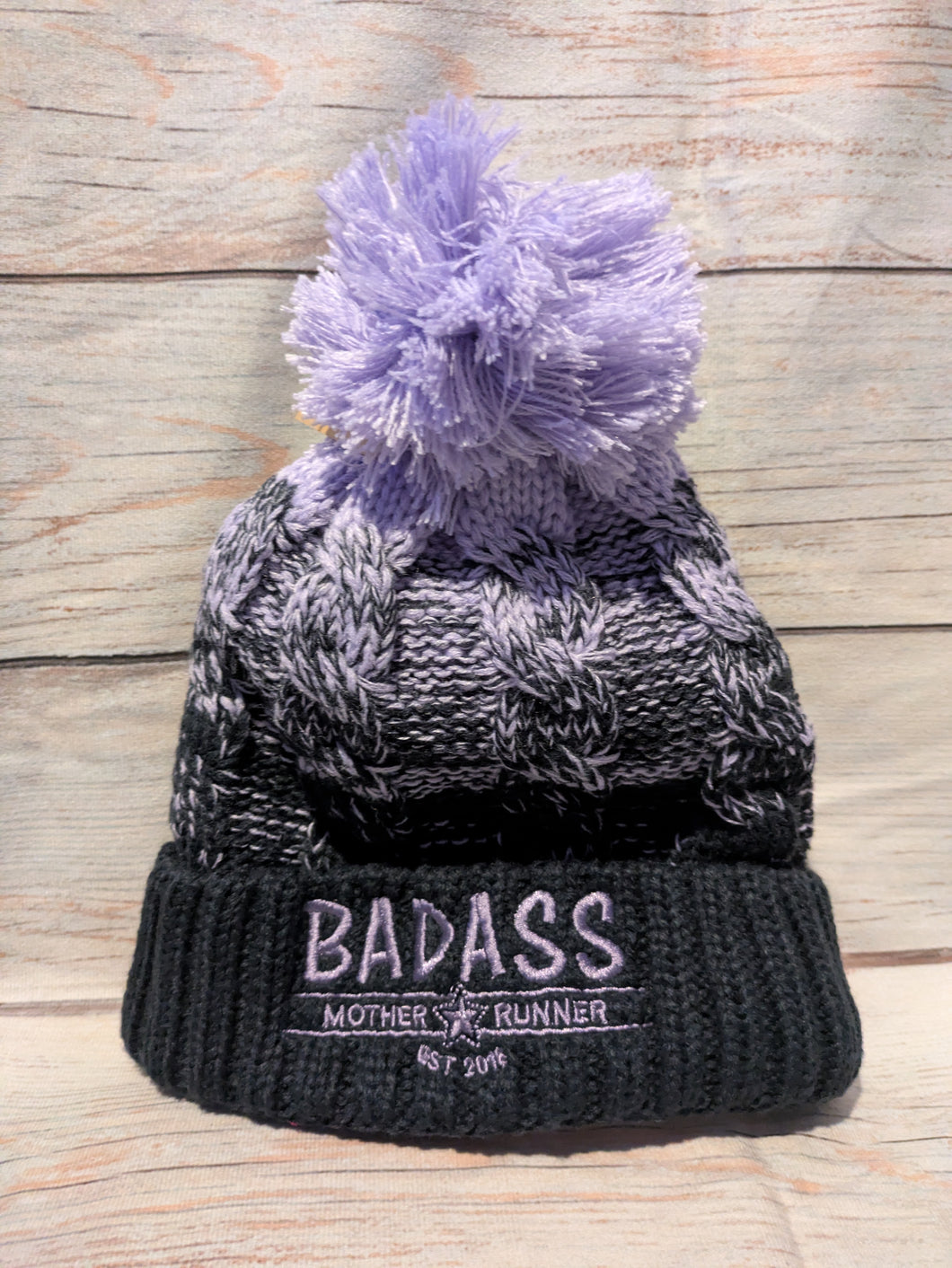 Hat - ombre bobble hat