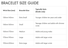 Load image into Gallery viewer, BADASS MOTHER RUNNER NOTCH Bracelet Jet Black with Black Clasp
