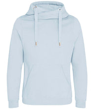 Load image into Gallery viewer, Light blue hoodie on a white background
