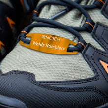 Load image into Gallery viewer, Badass Mother Runner JUST KEEP RUNNING NOTCH Lace Tag
