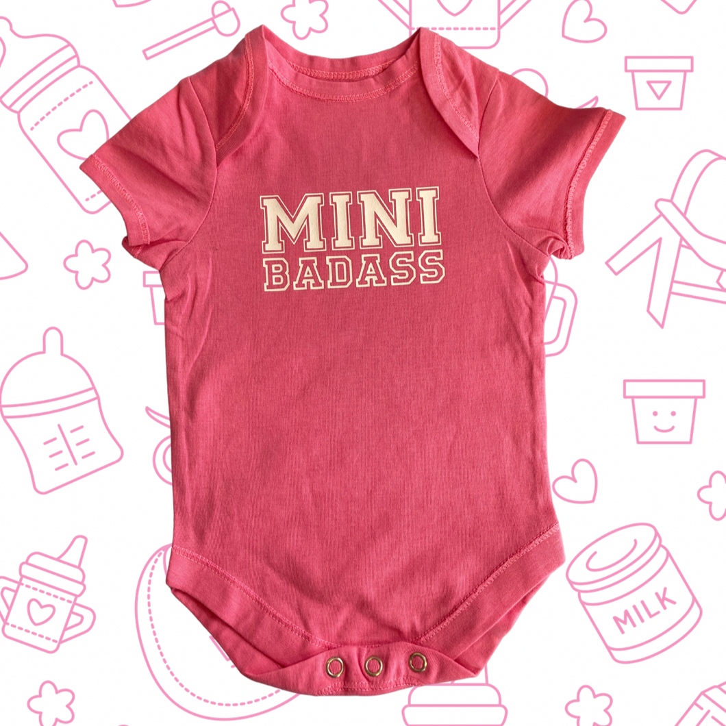 Organic Cotton ‘Mini Badass’ Baby Bodysuit