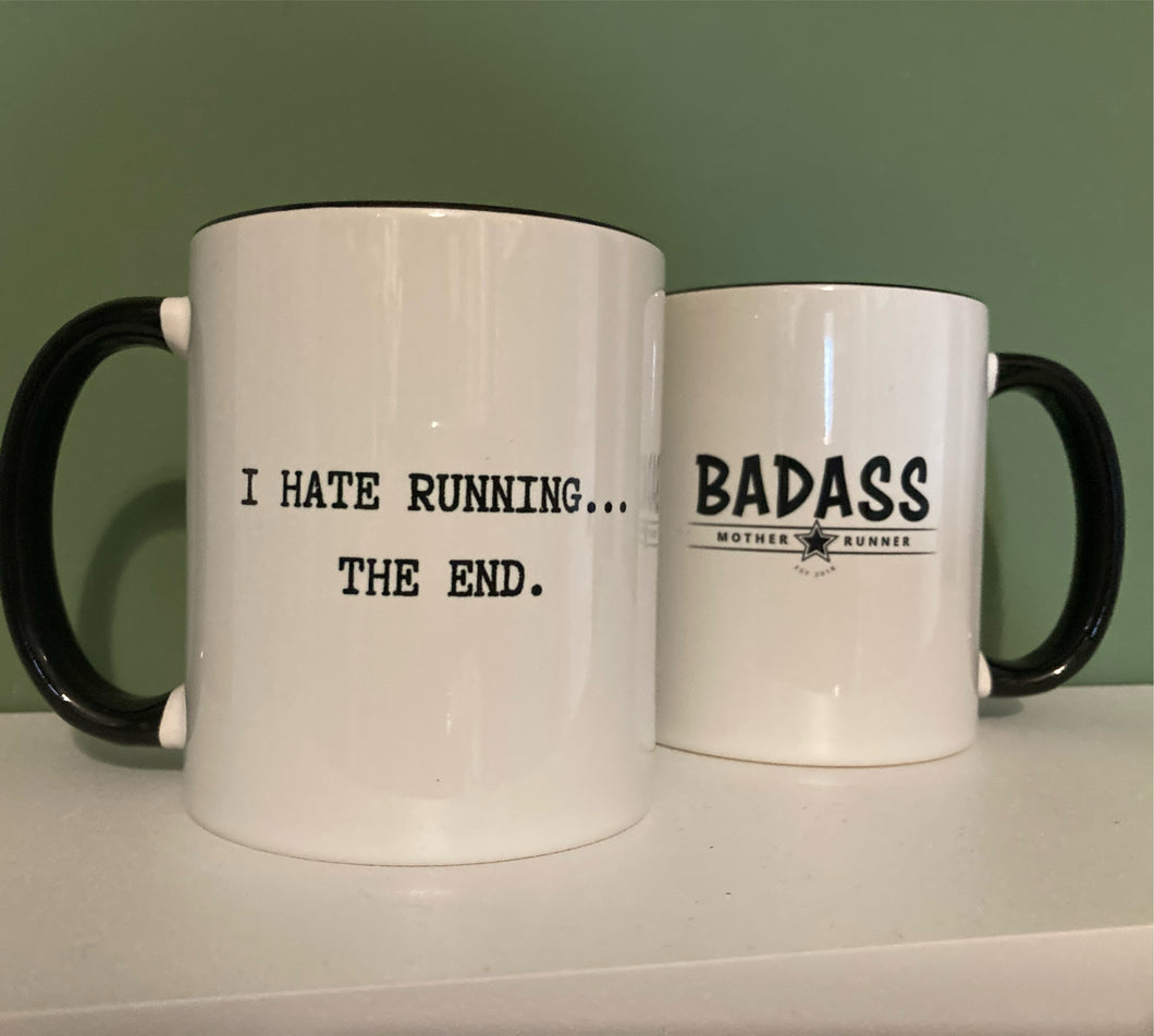 Mug - I hate running